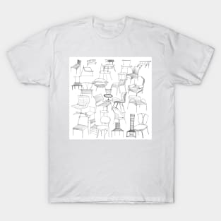 chairs and style sketch T-Shirt